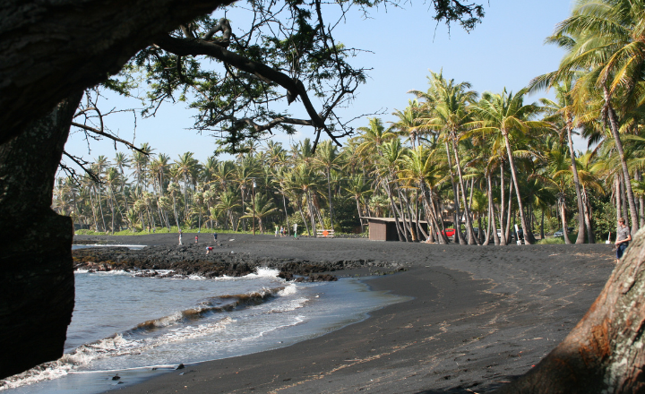 Black Sand Beach Hawaii