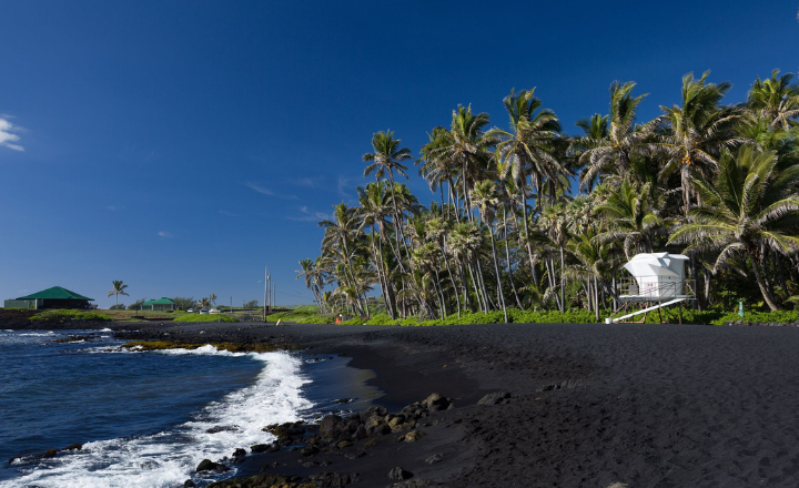 Black Sand Beach Hawaii