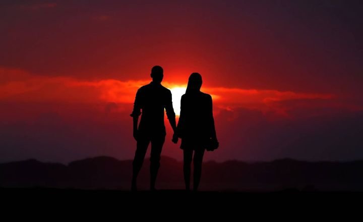 Cute Couple Sunset Instagram Captions