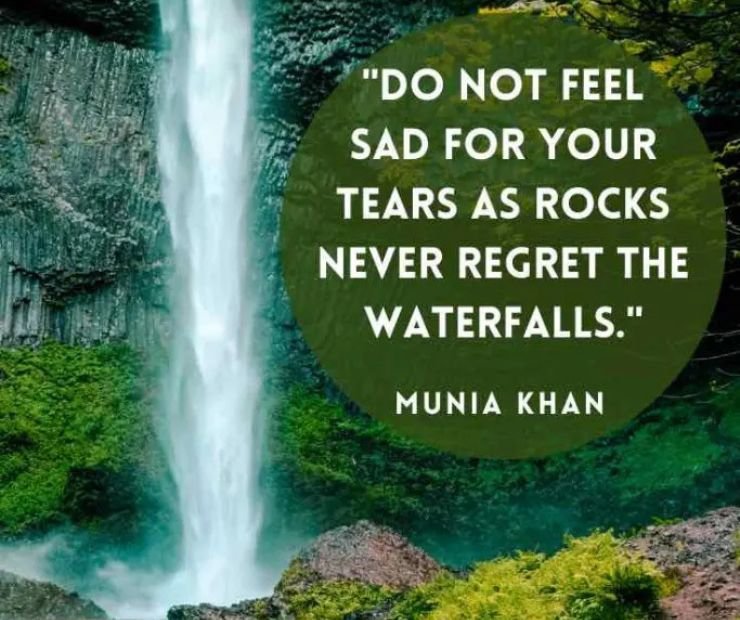 Inspirational Waterfall quotes